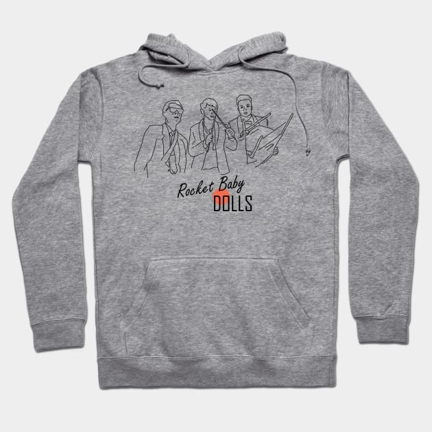 rocket baby dolls Hoodie by fabsgivens 